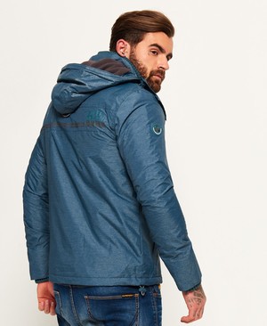 Superdry Hooded Polar SD-Windattacker Férfi Kabát Sötét Türkiz | NSEVH5921